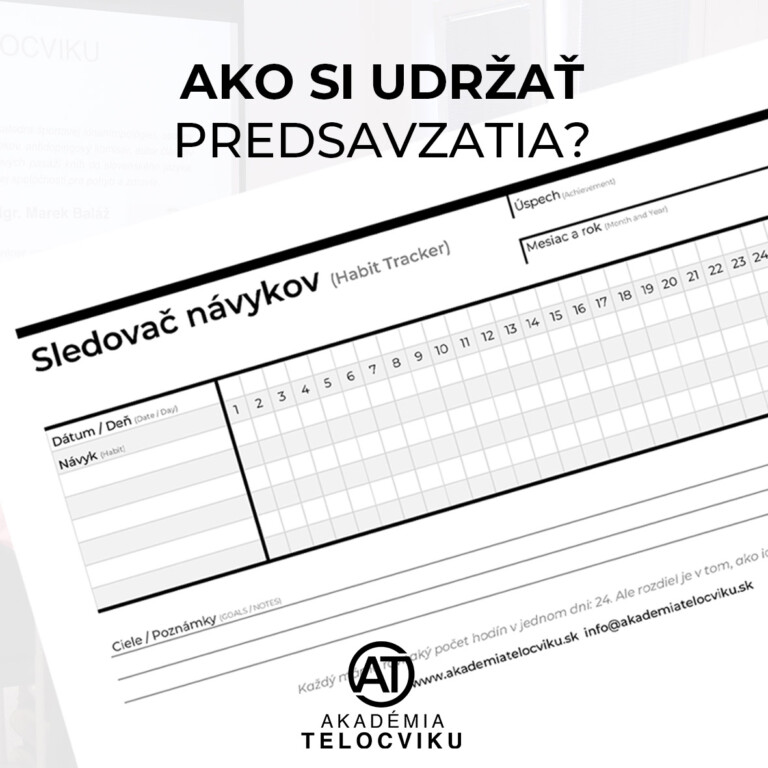Zdravé návyky: Ako si ich vytvoriť a udržať